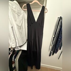 Meshki Black Sleeveless Dress low back